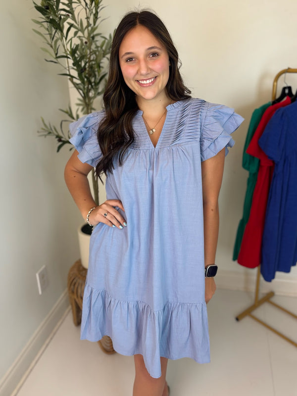 Pretty in Pleats Dress