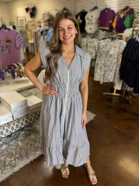 She's so Chic Striped Dress