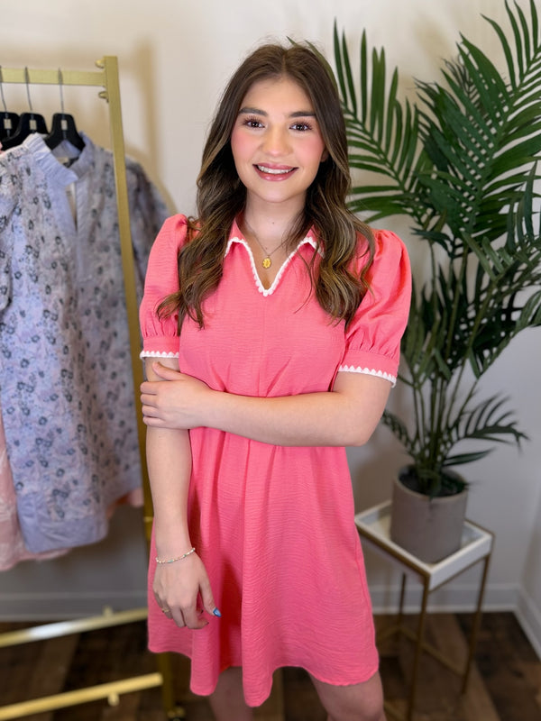 Trimmed in Charm Mini Dress
