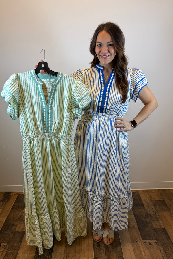 Tea Time Striped Dress