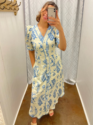 Meadow Manor Midi Dress