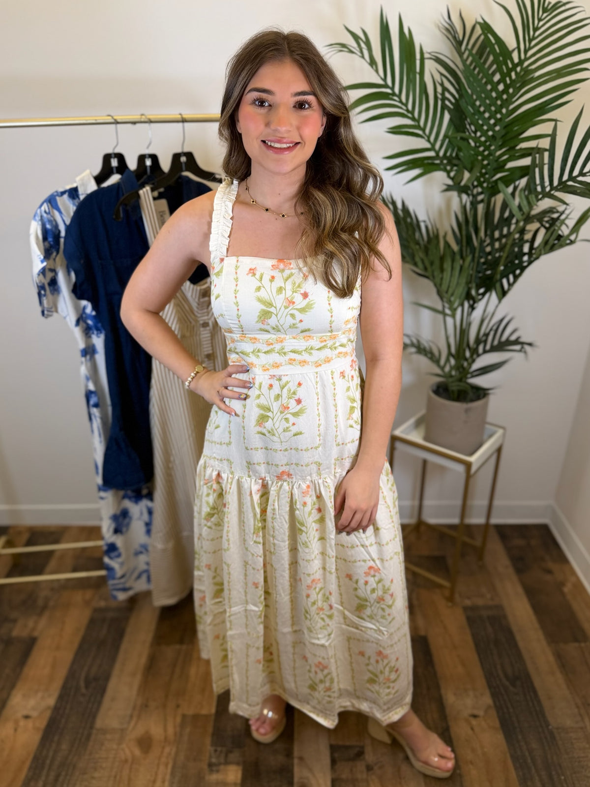 English Garden Midi Dress