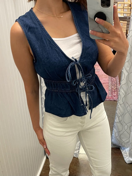 Wild West Denim Vest