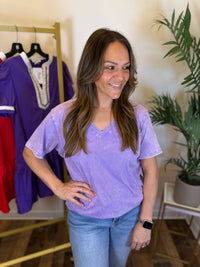 Purple Haze Mineral Wash Tee