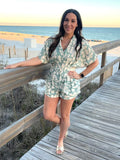 Wild Love Floral Romper