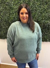 Misty Morning Pocket Top - Plus