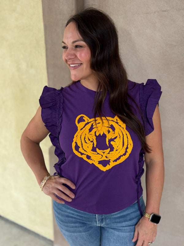 Ruffle & Roar Top