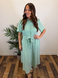 Properly Striped Midi Dress