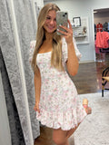 Butterfly Feeling Floral Dress