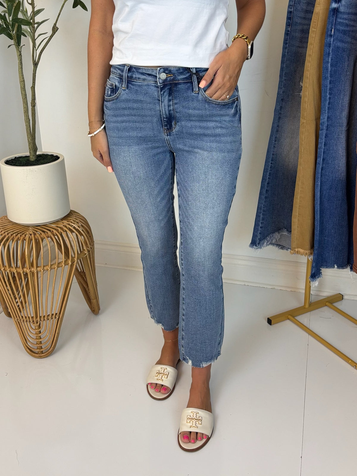 Kacie Vintage Wash Kick Flare Jean - Judy Blue