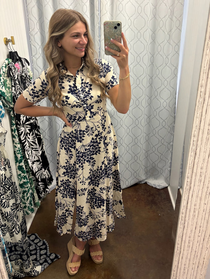 Flirty Foliage Dress