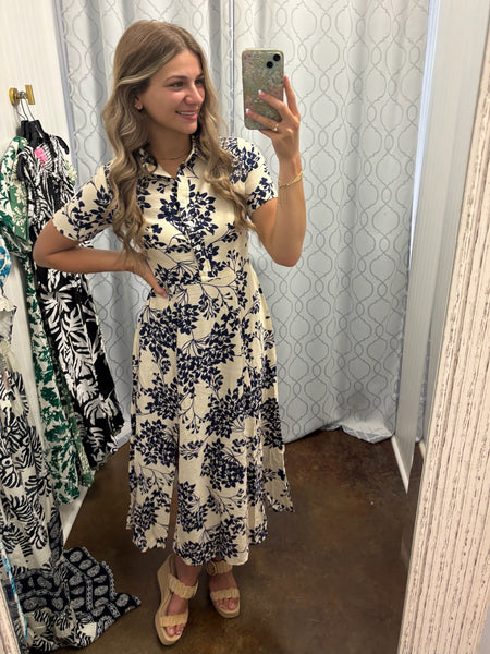 Flirty Foliage Dress