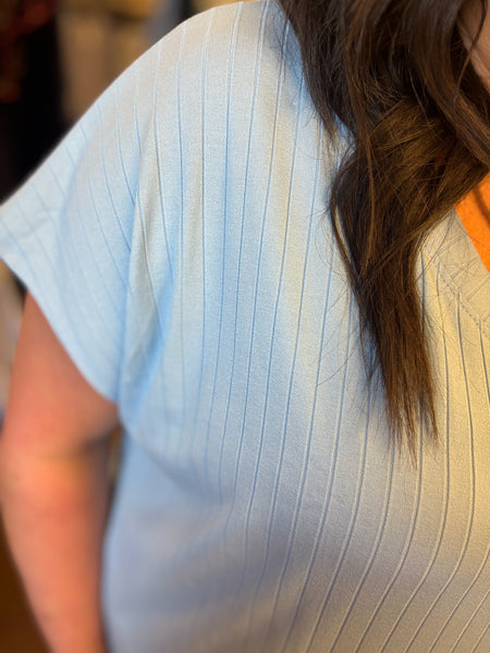 Ready for Anything Ribbed Top - Plus