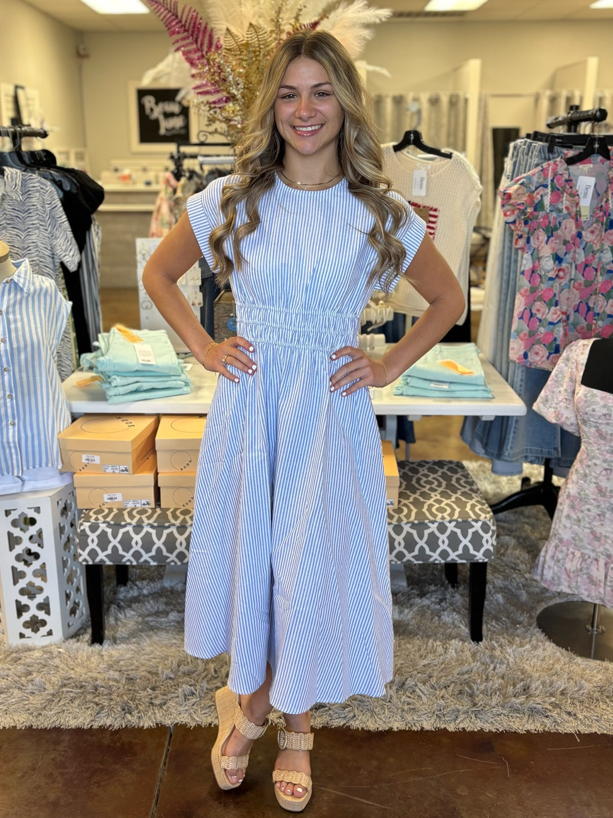 Sweet Tea Striped Dress