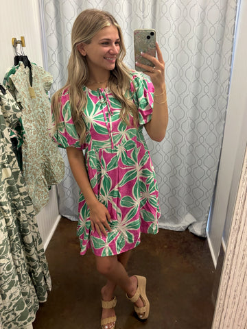 Touch of Class Jacquard Dress