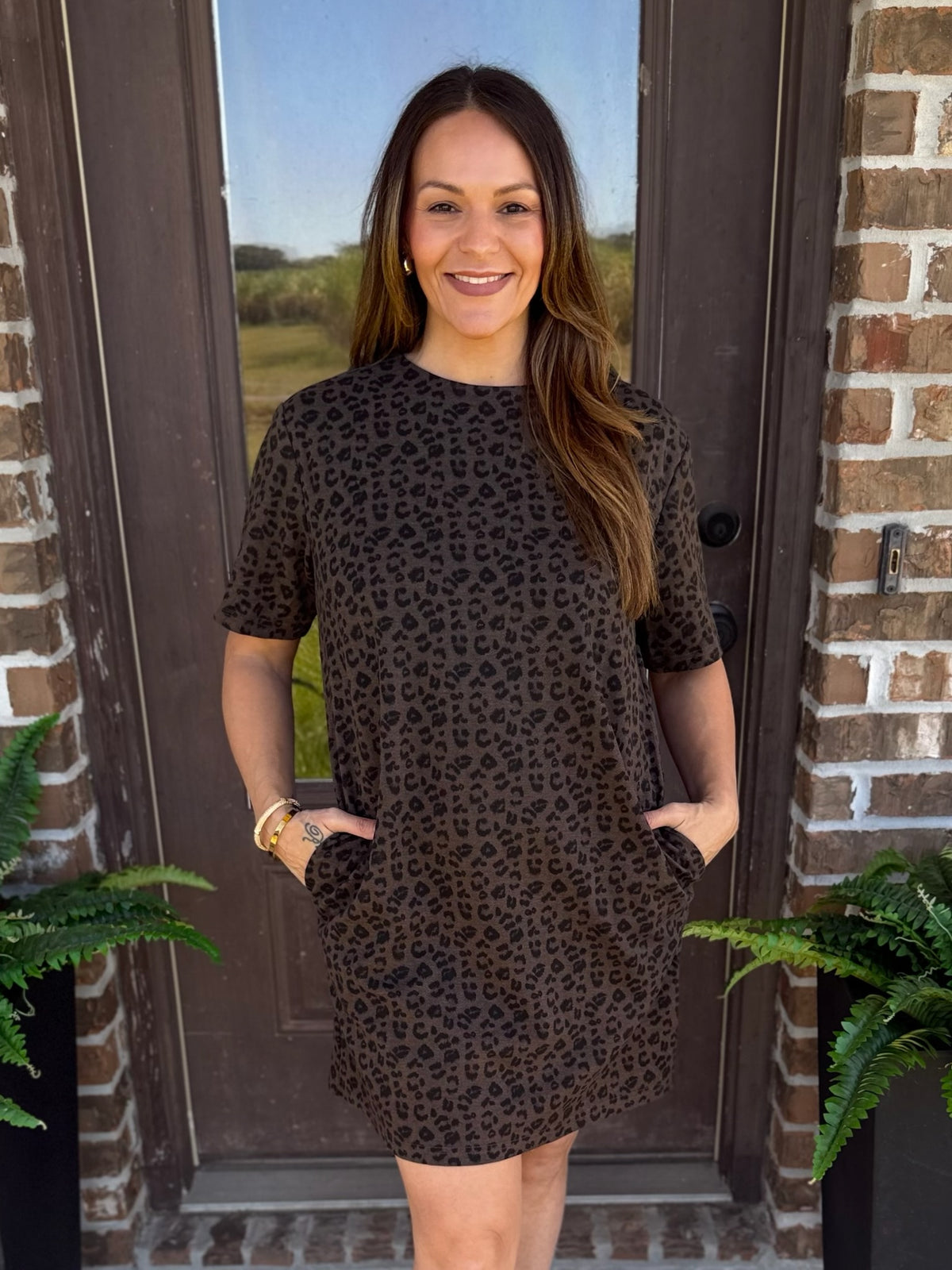 Casually Spotted Dress