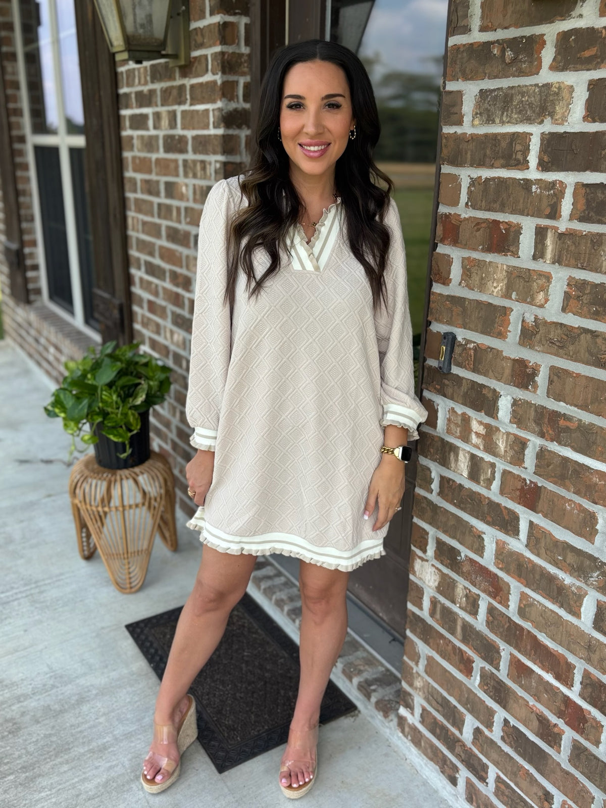 Soft Season Textured Dress