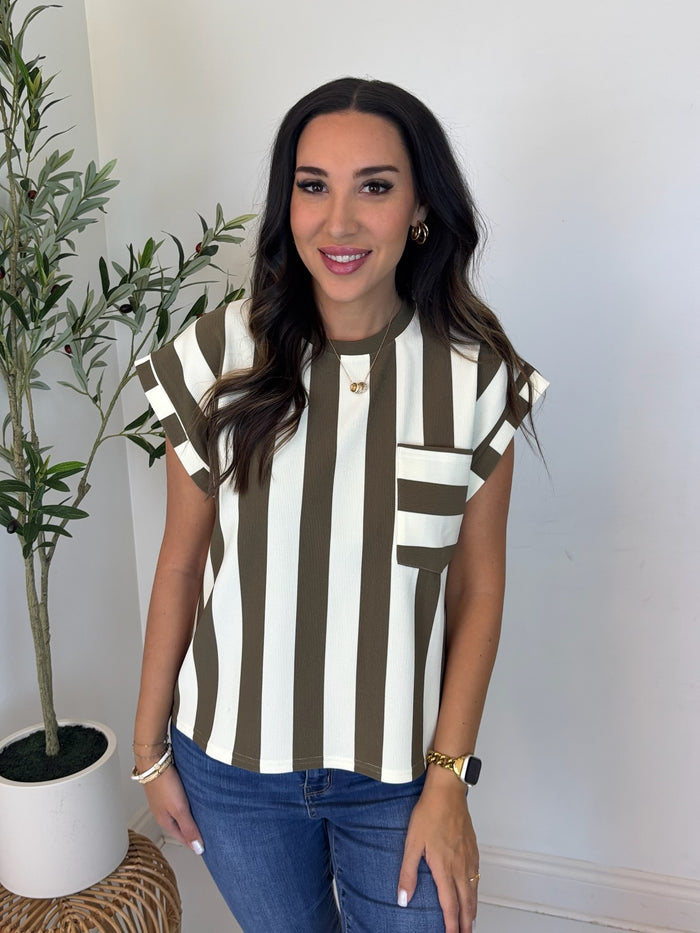 Season Opener Striped Top
