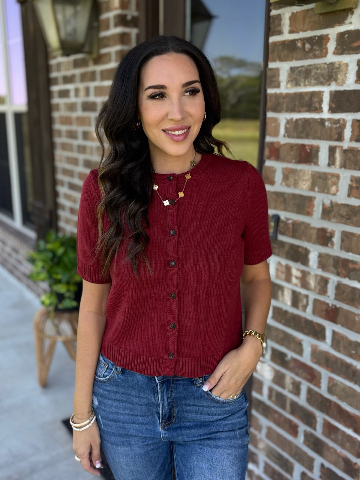 Effortless Muse Short Sleeve Cardigan