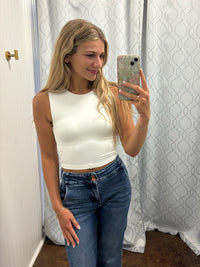 Reversible Knit Cropped Tank