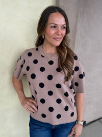 Seeing Spots Sweater Top