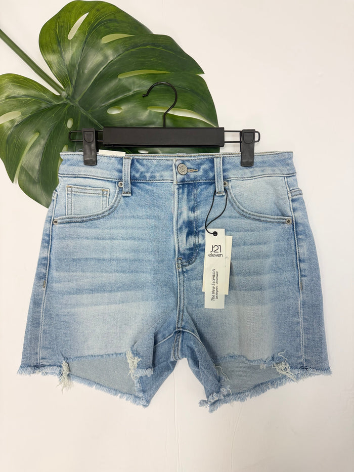 Melanie Mid Length Denim Shorts