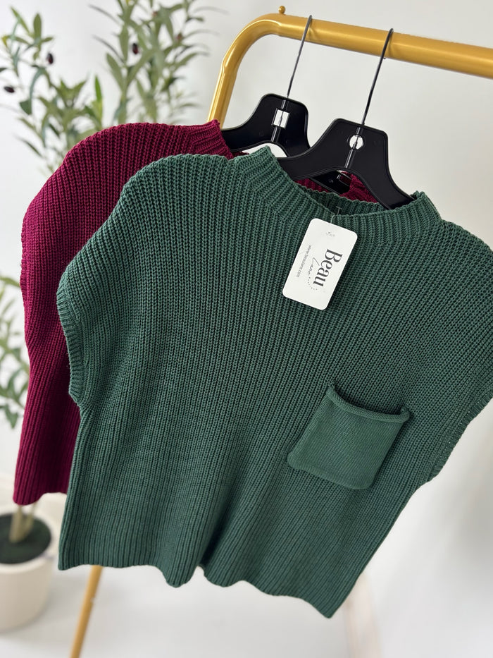 Cozy Cues Mock Neck Top