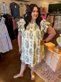 Romance Me Mock Neck Dress - Plus