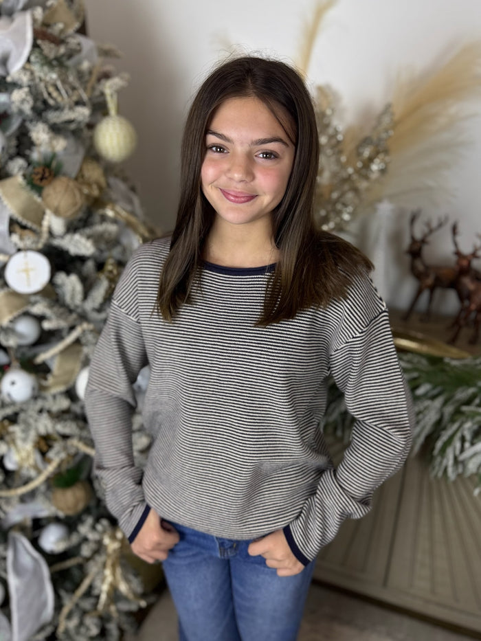 Easy Days Striped Sweater