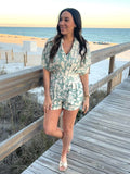 Wild Love Floral Romper