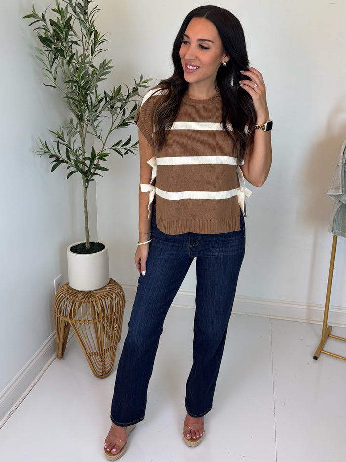 September Stroll Striped Top