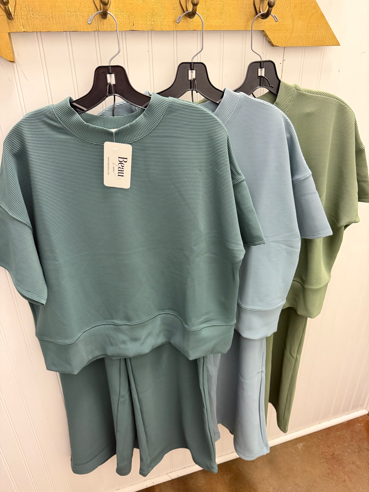 Easy Rhythm Ribbed Set