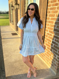 Summer Breeze Bubble Sleeve Dress