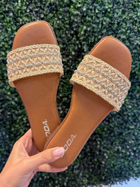 Martha Raffia Sandal