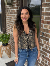 Wild Whisper Leopard Vest
