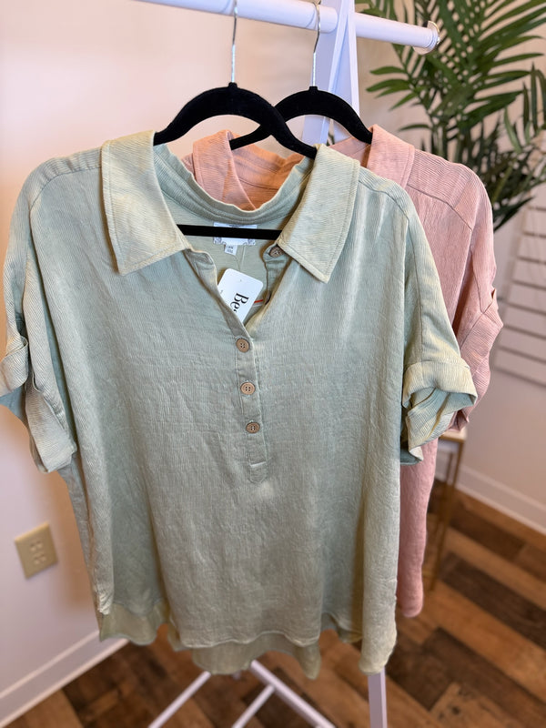 Everyday Ease Ribbed Top - Plus