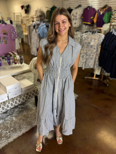 She's so Chic Striped Dress