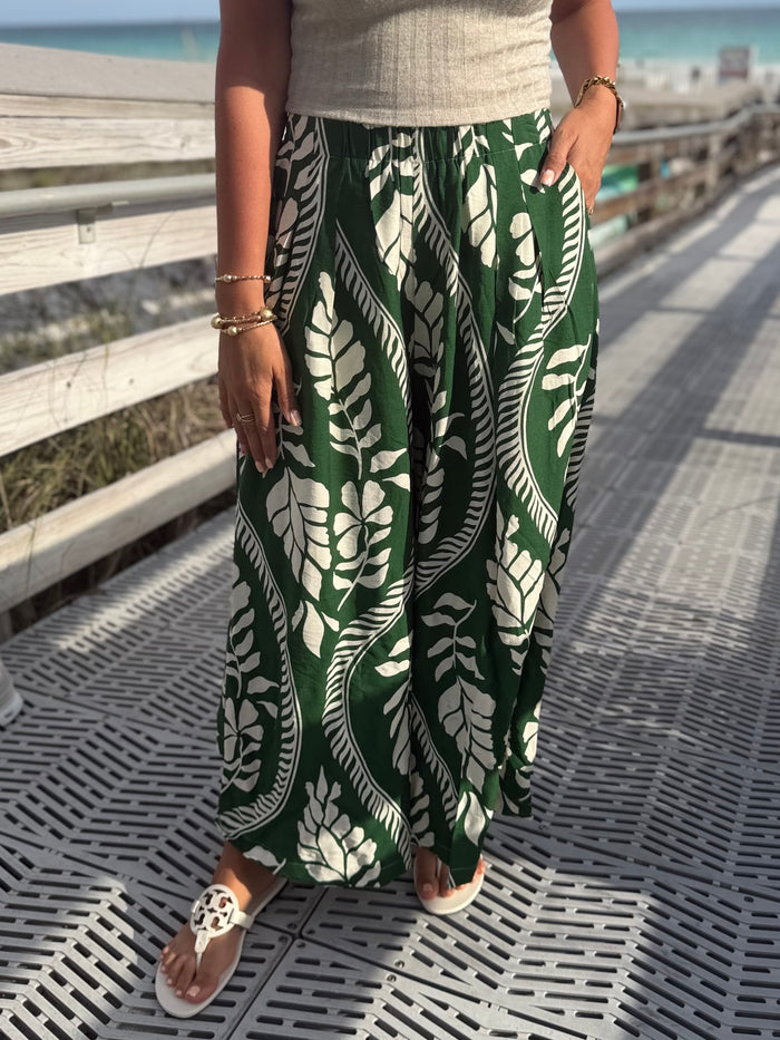 Palm Breeze Wide Leg Pant