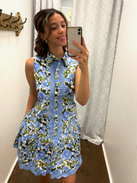 Petal Pop Scalloped Dress