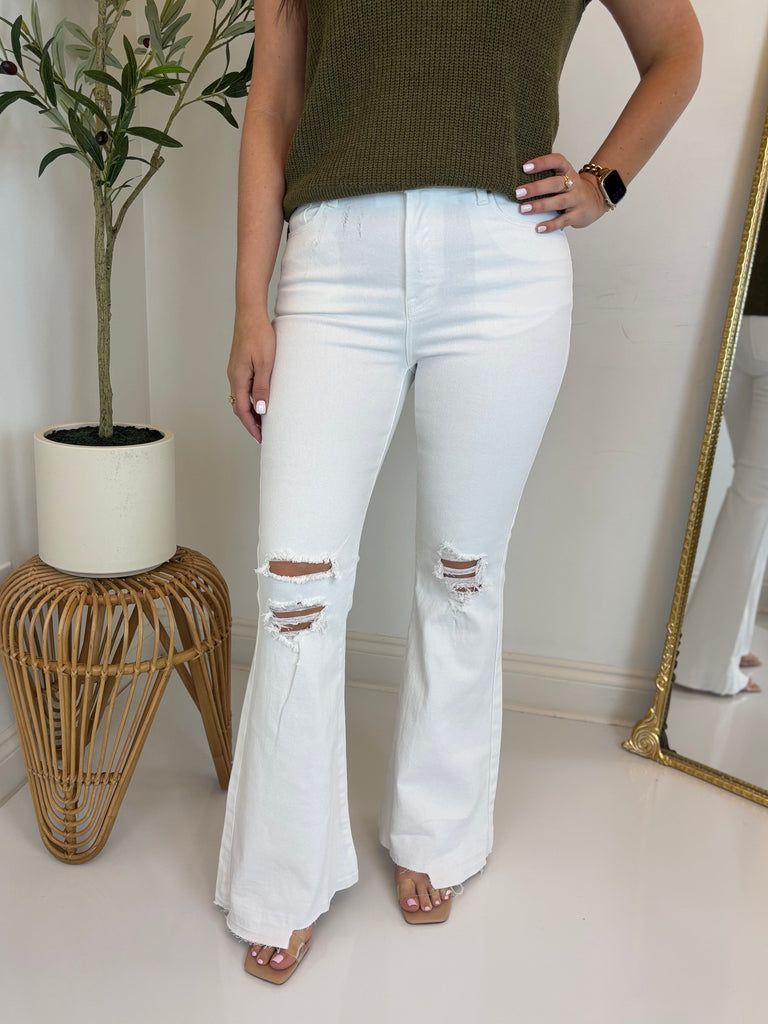 Ruby Release Hem Flare Jean - Risen