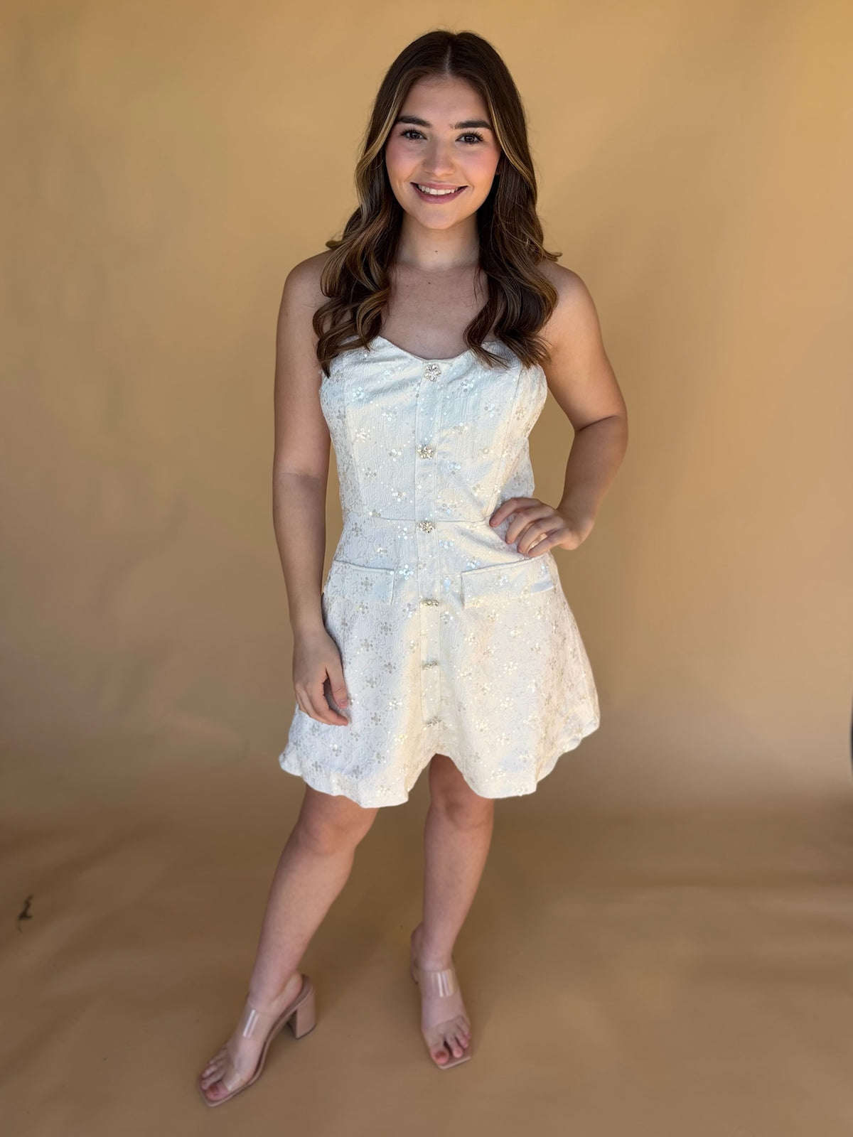 Diamond Hour Strapless Dress