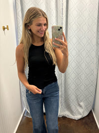 Sleeveless Ribbed Tank