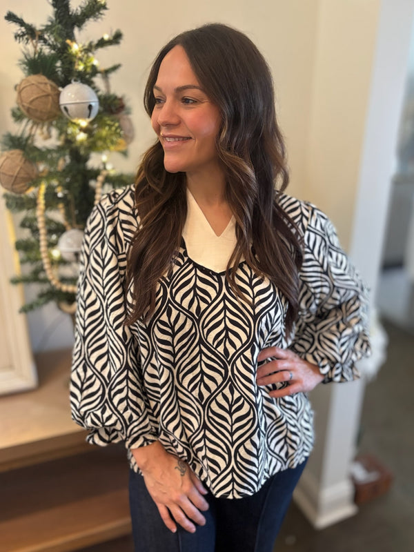 Modern Rhythm Blouse