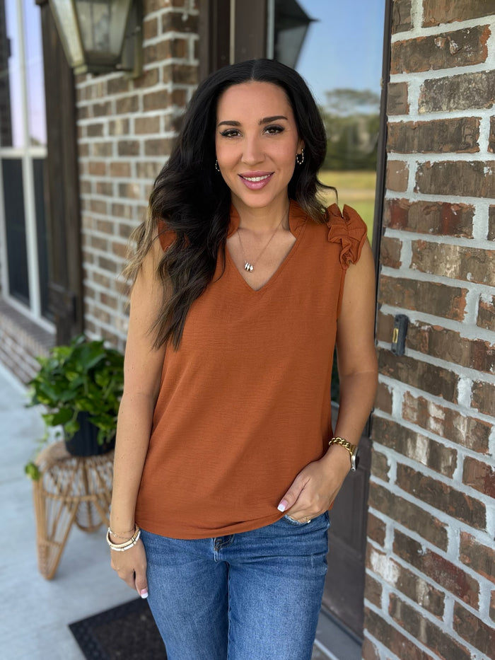 Favorite Season Ruffle Top