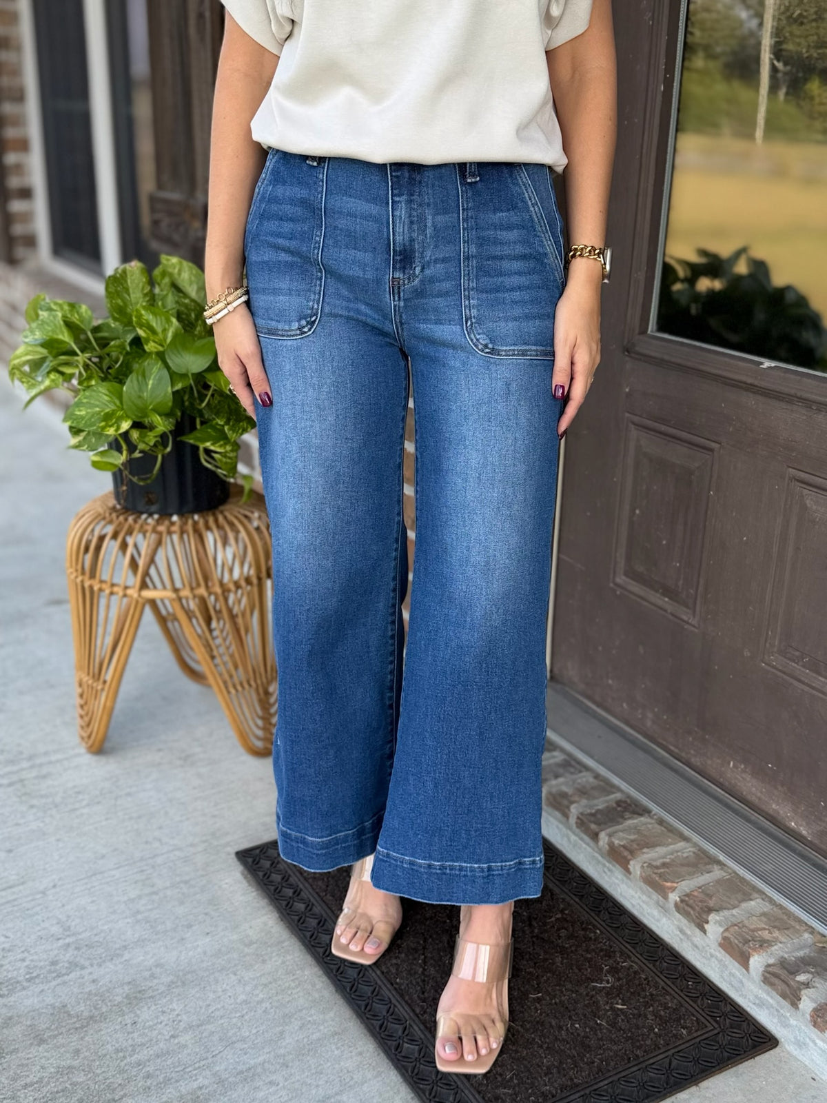 Collins Ankle Wide Leg Jean