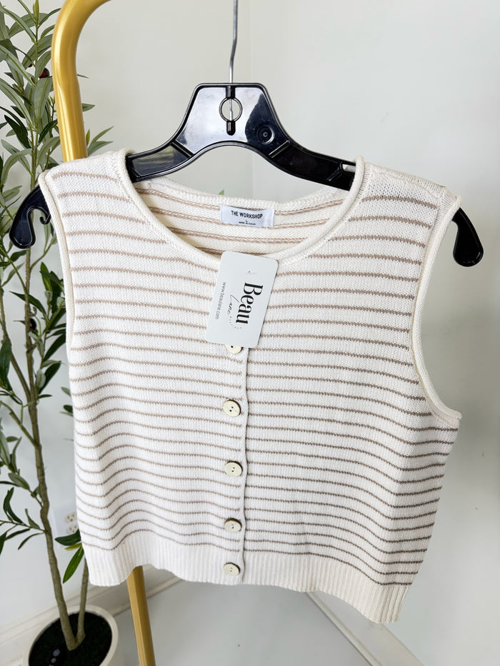Layered Lines Knit Top