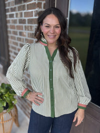 Rosewood Manor Striped Top
