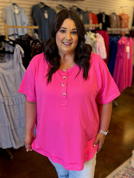 Casual Setting Knit Top - Plus