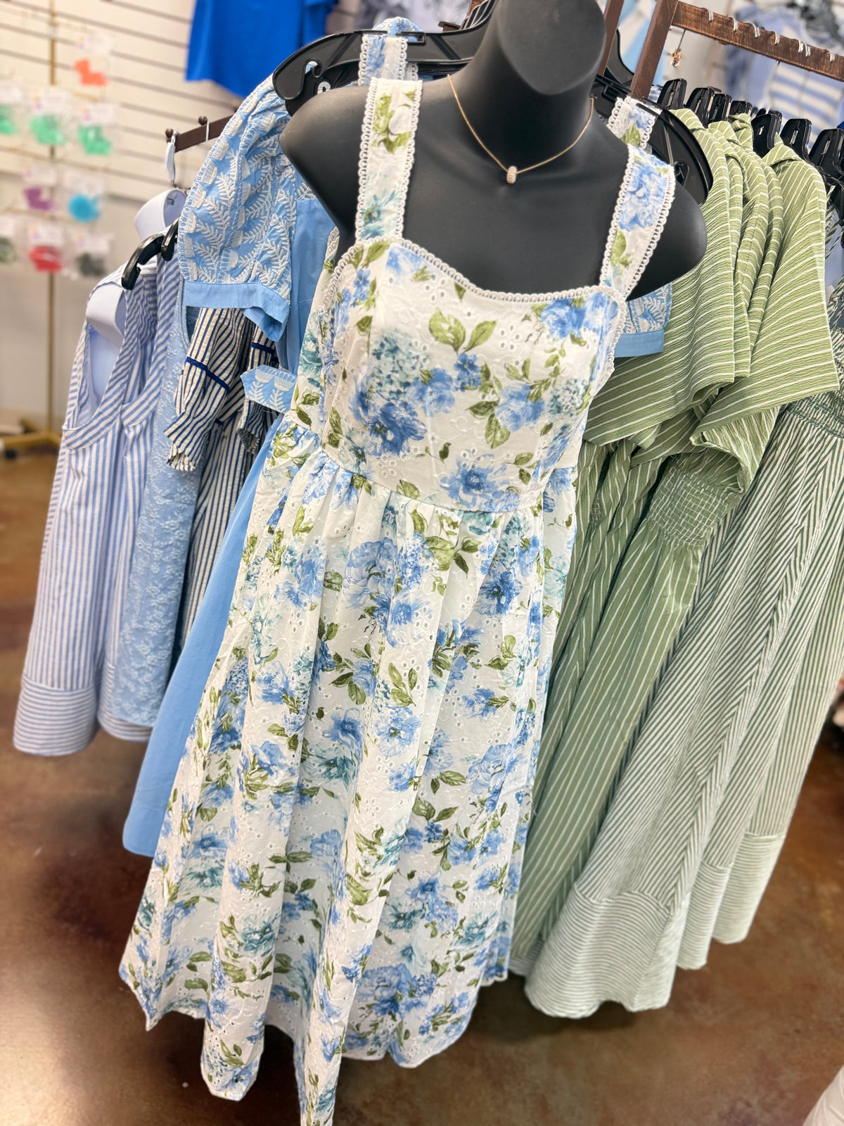 Hydrangea Haven Eyelet Dress