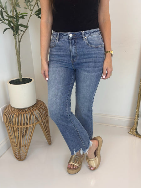 Celeste Crop Flare Jean - Risen